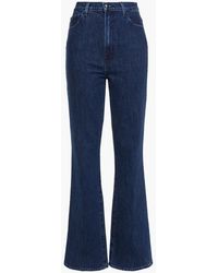 Damen Bekleidung Jeans Bootcut Jeans J Brand Denim High-Rise Bootcut Jeans Franky in Blau 