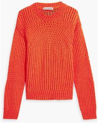 Acne Studios - Pullover aus gehäkelter baumwolle - Lyst