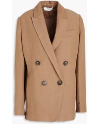 Vince - Double-breasted Faille Blazer - Lyst