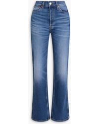 RE/DONE - 90S High-Rise Straight-Leg Jeans - Lyst