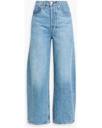 Veronica Beard - Ryder High-Rise Barrel-Leg Jeans - Lyst