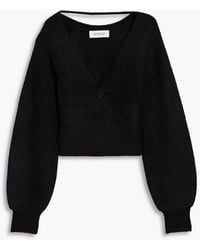10 Crosby Derek Lam - Marnie Twist-front Brushed Ribbed-knit Sweater - Lyst