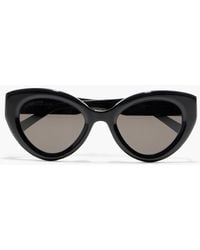 Balenciaga - Sonnenbrille mit cat-eye-rahmen aus azetat - Lyst