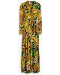 FARM Rio - Midikleid aus crêpe mit floralem print - Lyst