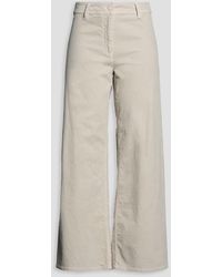 Nili Lotan - Megan Cotton-Blend Corduroy Wide-Leg Pants - Lyst