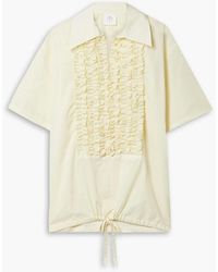 Renaissance Renaissance - Rudy Tie-detailed Ruffled Voile Shirt - Lyst