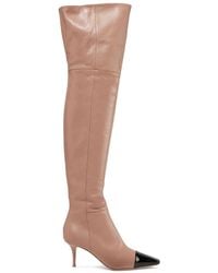 Gianvito Rossi - 70 Two-tone Leather Over-the-knee Boots - Lyst