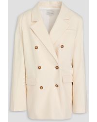 Loulou de Saison - Gora doppelreihiger blazer aus twill aus einer baumwollmischung - Lyst