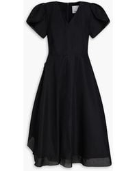 3.1 Phillip Lim - Ruched Cotton-Blend Poplin Midi Dress - Lyst