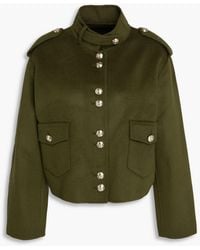 Maje - Wool-Felt Jacket - Lyst