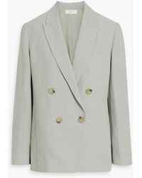 Vince - Double-breasted Crepe Blazer - Lyst