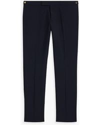 Thom Browne - Slim-fit Striped Wool-blend Pants - Lyst
