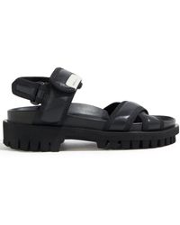 ganni flat sandals