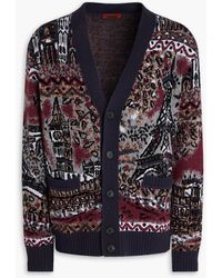 Missoni - Jacquard-knit Wool-blend Cardigan - Lyst