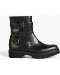 Grenson - Natasha Buckled Leather Ankle Boots - Lyst