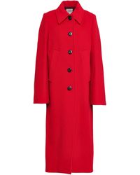 Baum und Pferdgarten Wool-blend Felt Coat Red
