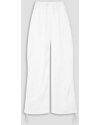 Ferragamo - Organza Wide-leg Cargo Pants - Lyst