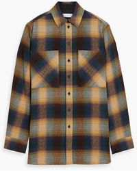 IRO - Minsi Oversized Checked Flannel Shirt - Lyst