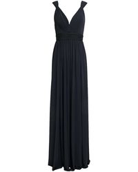 Catherine Deane Caterina Gathered Stretch-jersey Gown - Blue