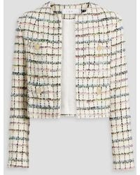 IRO - Miora jacke aus bouclé-tweed mit metallic-effekt - Lyst