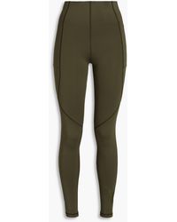 Y-3 - Bedruckte leggings aus stretch-jersey - Lyst
