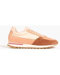 Paul Smith - Velo Color-block Leather And Suede Sneakers - Lyst