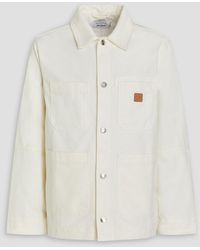 Maison Kitsuné - Appliquéd Cotton-blend Field Jacket - Lyst