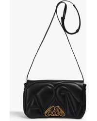 McQueen - Schultertasche aus gestepptem leder - Lyst