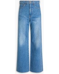 Veronica Beard - Taylor High-Rise Wide-Leg Jeans - Lyst