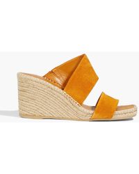 Vince Jesse Suede Espadrille Sandals in Burnt Orange (Orange) | Lyst