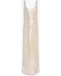 Jonathan Simkhai - Bex Sequined Crochet-Knit Maxi Dress - Lyst