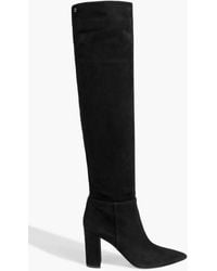 Gianvito Rossi - Piper 85 Suede Over-The-Knee Boots - Lyst