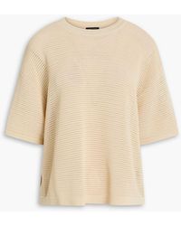Rag & Bone - Zoey Open-Knit Cotton-Blend Top - Lyst