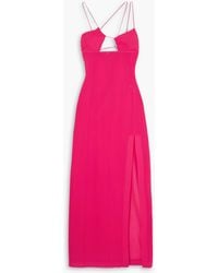 Nensi Dojaka - Maxikleid aus baumwoll-voile mit cut-outs - Lyst