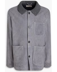 Officine Generale - Vadim Suede Jacket - Lyst