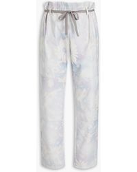 Jacquemus - Pigiami Floral-print Cotton-blend Pants - Lyst