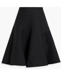Valentino Garavani - Flared Wool And Silk-blend Mini Skirt - Lyst