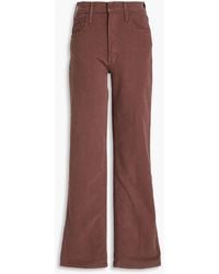 Mother - Rambler High-Rise Straight-Leg Jeans - Lyst