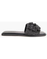FARM Rio - Faux Raffia Slides - Lyst