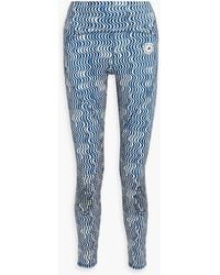 adidas By Stella McCartney - Printed Stretch leggings - Lyst
