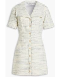 Sandro - Bethany Cotton-blend Tweed Mini Dress - Lyst