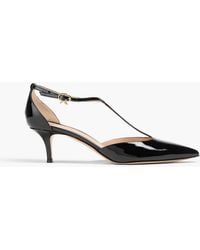 Gianvito Rossi - Ribbon 45 Patent-Leather Pumps - Lyst