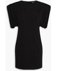 Wardrobe NYC - Minikleid "sheath" aus jersey mit raffungen - Lyst