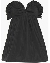 Philosophy Di Lorenzo Serafini - Strapless Ruffle-trimmed Taffeta Mini Dress - Lyst