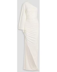 Ronny Kobo - Kallista One-Sleeve Stretch-Jersey Gown - Lyst