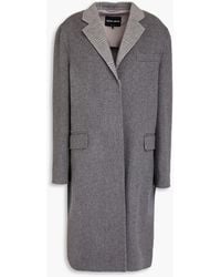 Giorgio Armani - Wool And Cashmere-blend Coat - Lyst