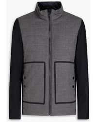 Fusalp - Erwin Quilted Wool-blend Twill And Scuba Jacket - Lyst