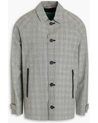 Emporio Armani - Prince Of Wales Checked Jacquard Jacket - Lyst