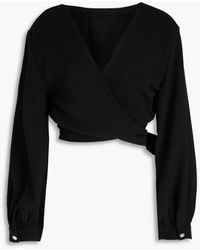 Ba&sh - Cropped Crepe Top - Lyst