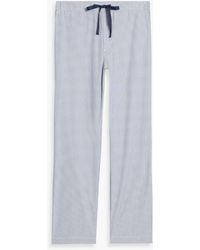 Orlebar Brown - Alfred Pinstriped Cotton-Poplin Drawstring Pants - Lyst